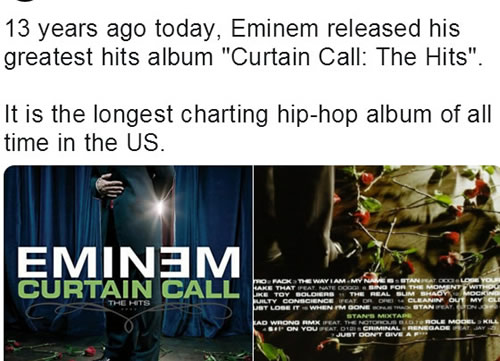 如果Eminem来张Curtain Call: The Hits续辑2..