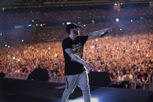 Eminem放出了墨尔本演唱会官方照片