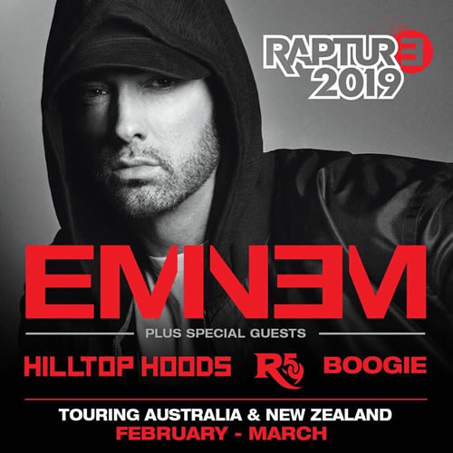 Eminem的Rapture巡演嘉宾公布