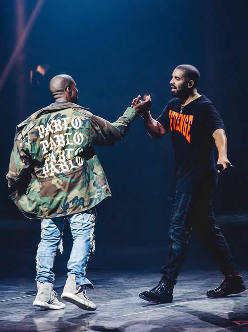 Drake赞扬Kanye West
