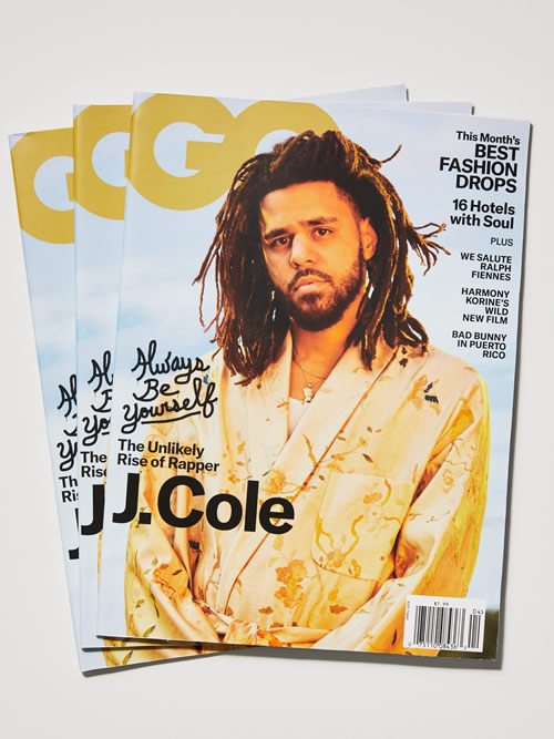 J. Cole登上GQ杂志封面，拍得穿得都很棒