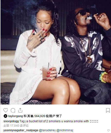Snoop Dogg, Chris Brown等明星庆祝420