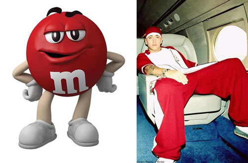 Eminem vs. M&M，一家人