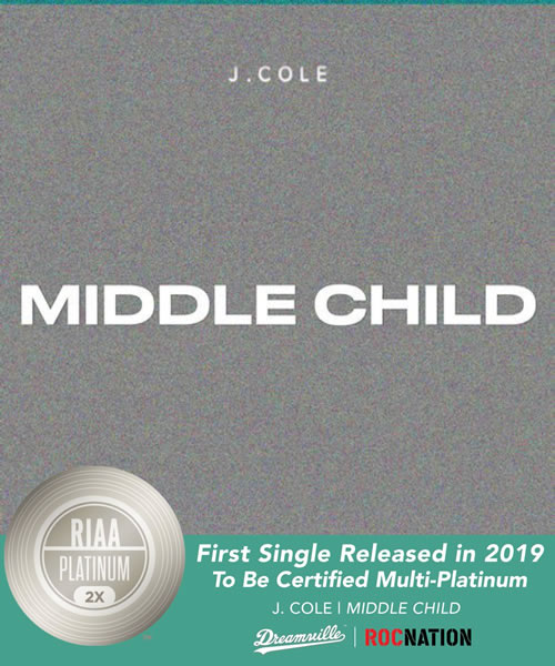 J. Cole的热歌Middle Child今年到目前为止表现最神勇
