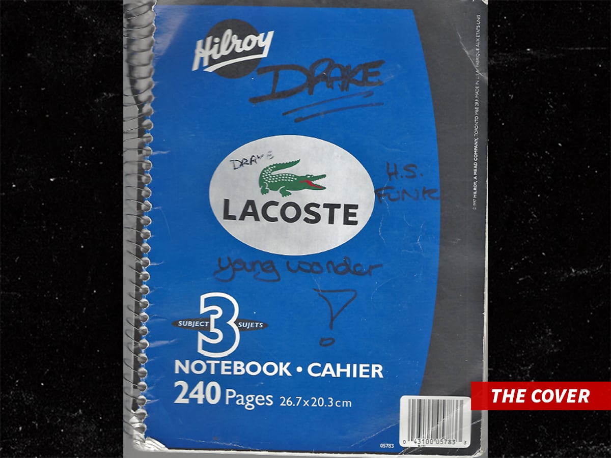 一本笔记本能卖出多少钱？Drake高中时代的歌词本要卖了，24万元 (封面+里面照片)