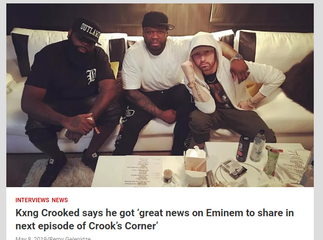 Eminem前旗下团体成员将爆一个关于Eminem的大料