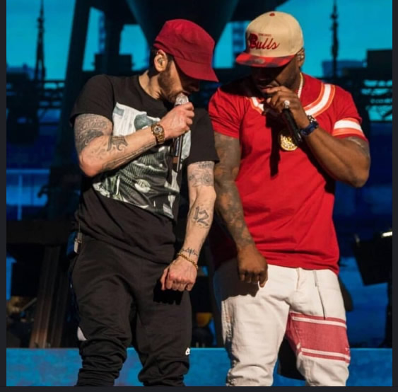 什么叫真正的兄弟？！50 Cent为Eminem说话，反击这位说唱歌手..骂的很难听