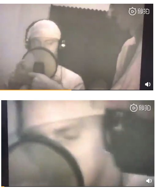 珍贵!! 这是19年前Eminem在一电台录为宣传The Marshall Mathers LP时做录音，NG了X次，笑场X次 (视频)