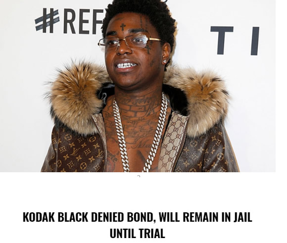 Kodak Black在法庭上对联邦武器指控上认罪.. 