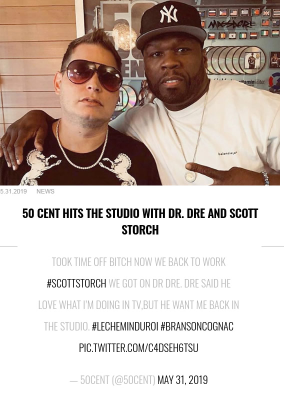 50 Cent和Dr.Dre重回录音室制作新歌