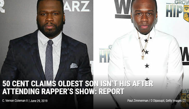 50 Cent不认他的大儿子Marquise：我没有这个儿子..  