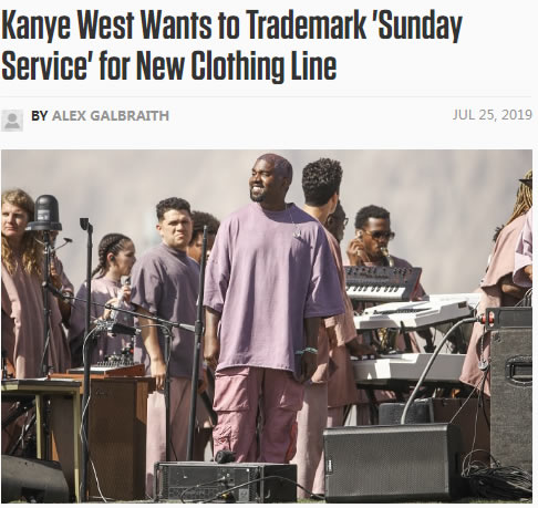 Kanye West 准备启动新的服装品牌Sunday Service