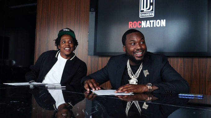 Meek Mill 与Jay Z的Roc Nation合作，成立厂牌Dream Chasers Records.. 