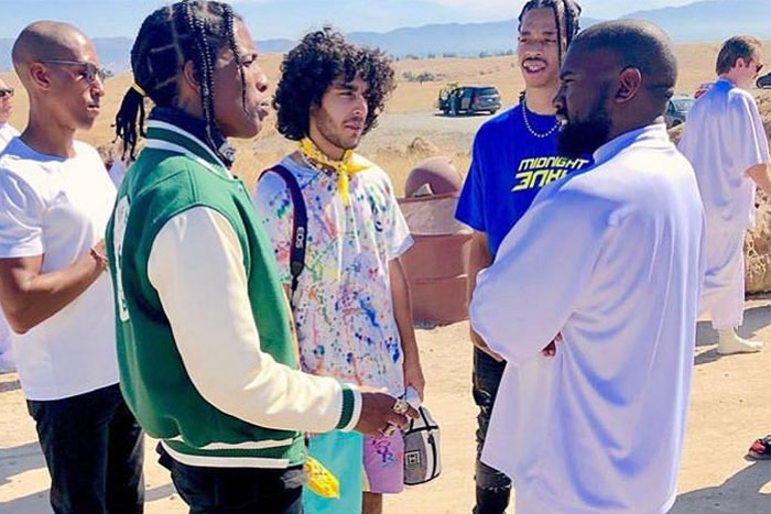 A$AP Rocky从瑞典监狱释放后，出现在Kanye West的Sunday Service现场(视频 )
