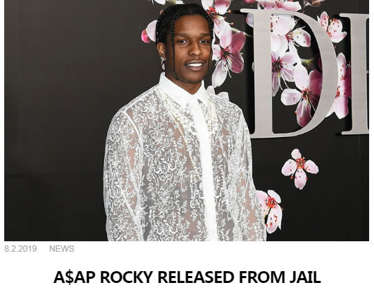 A$AP Rocky抵达美国，发誓再不去瑞典.. (抵达机场视频)