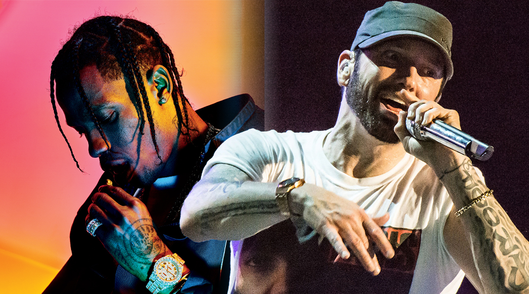过去3年Eminem和Travis Scott统治了嘻哈实体销量榜