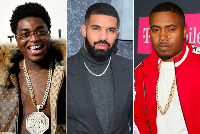 Kodak Black希望Drake和Nas来当他的师父