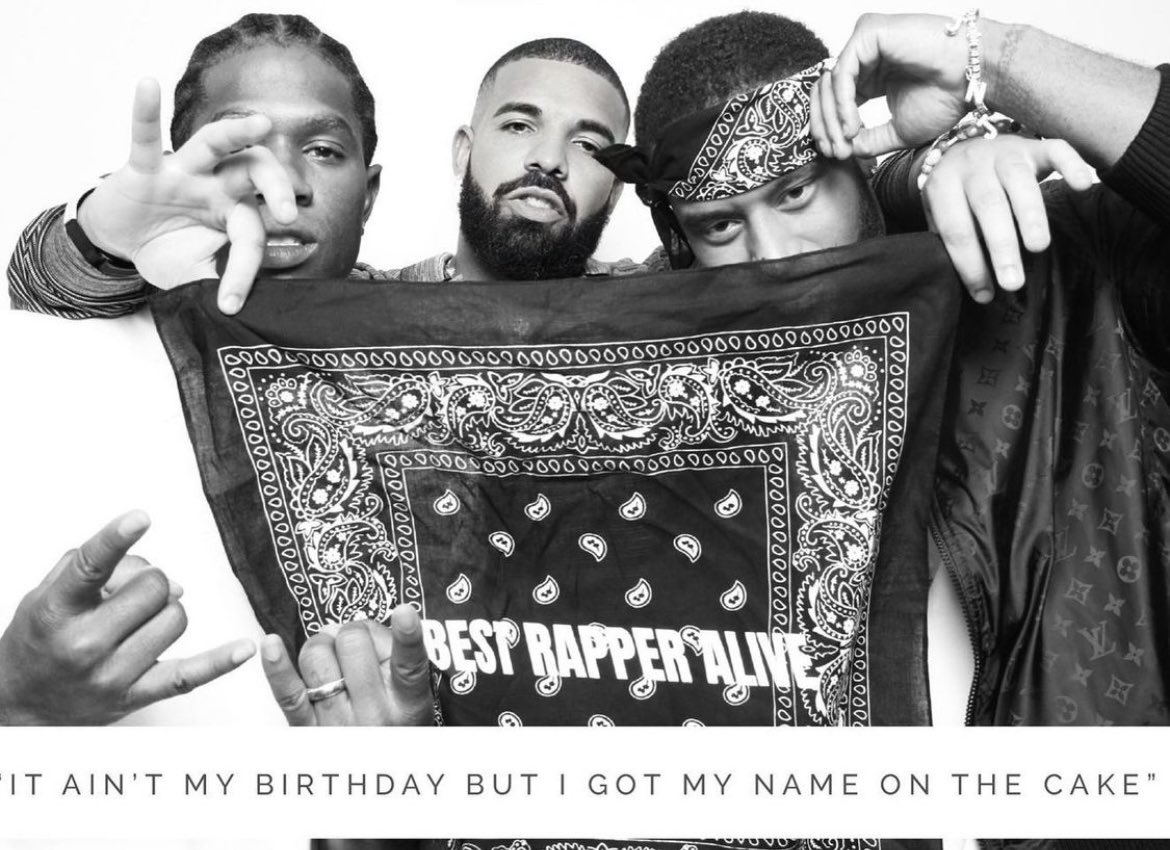 Lil Wayne生日派对上,Drake用4条头巾向他致敬 