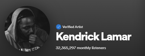 Kendrick Lamar的Spotify页面变化引发骚动，这是要发新作品了？