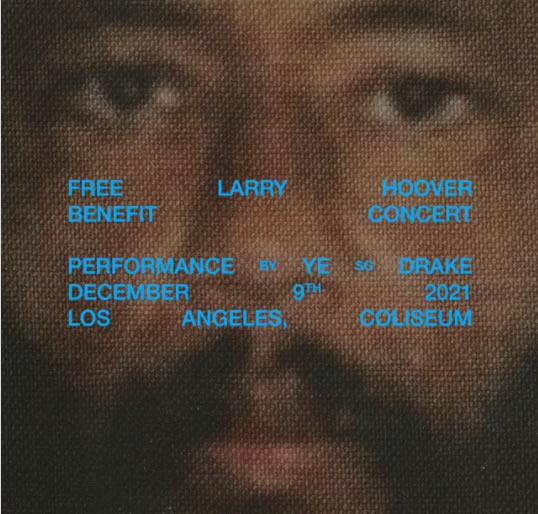 Kanye官宣和Drake同台演出释放黑bang老大Larry Hoover