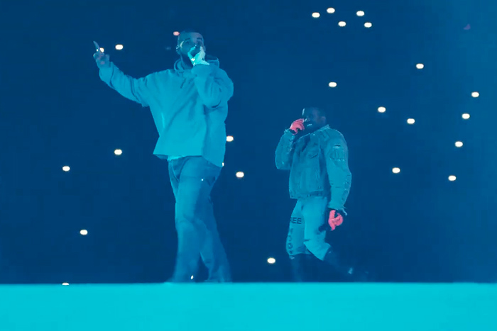 Kanye表演Drake的歌曲Find Your Love... / 两人合作表演Forever