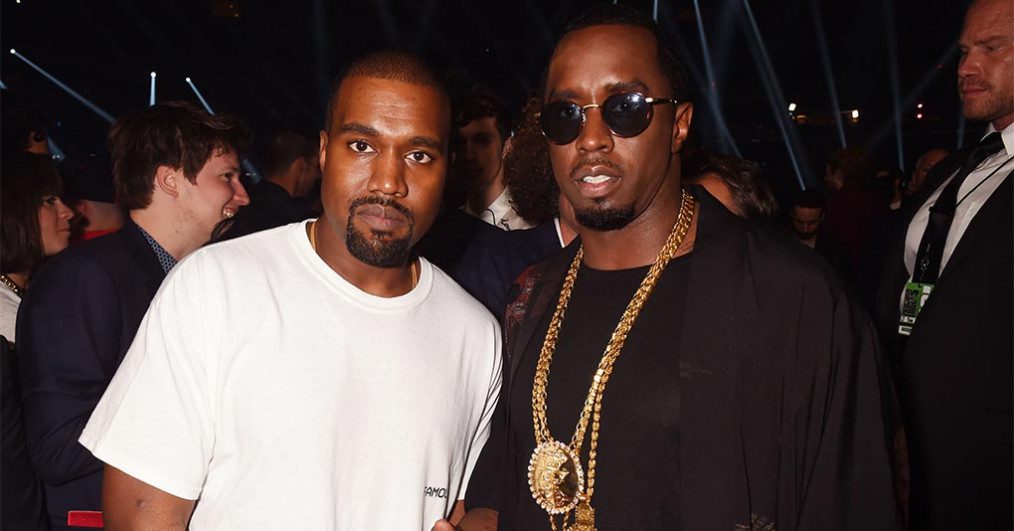 Kanye West因为“White Lives Matter”的短袖和Diddy起争执
