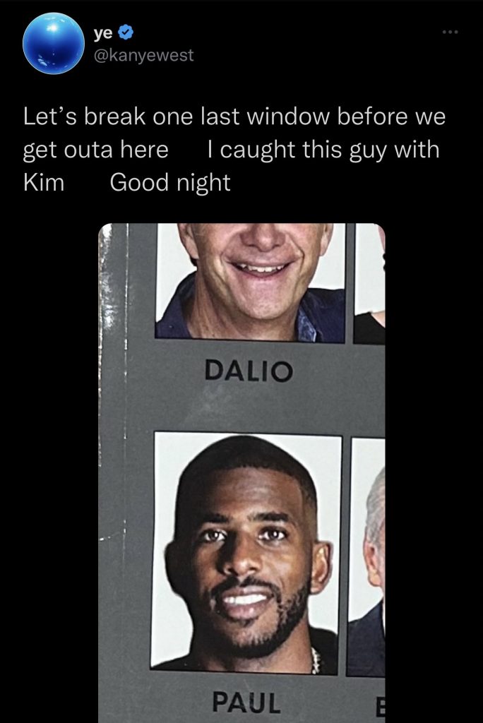 What！震惊！!!!Kanye：我抓到NBA巨星保罗和卡戴珊偷情..?