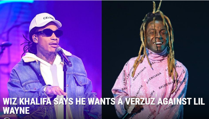 Wiz Khalifa: 我想和Lil Wayne来一场Battle