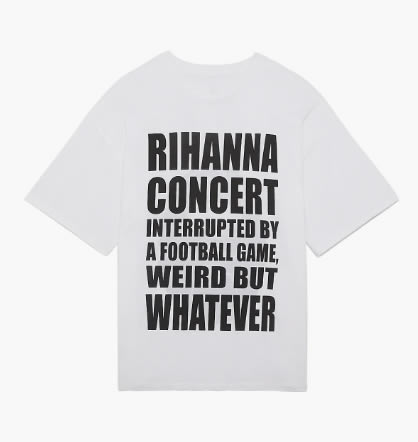 T恤很有意思，Rihanna超级碗演出前推出新款Savage X Fenty产品
