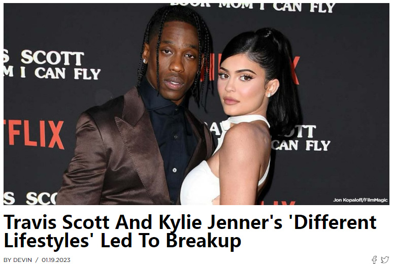 什么原因导致Travis Scott和Kylie Jenner再次分手？？？