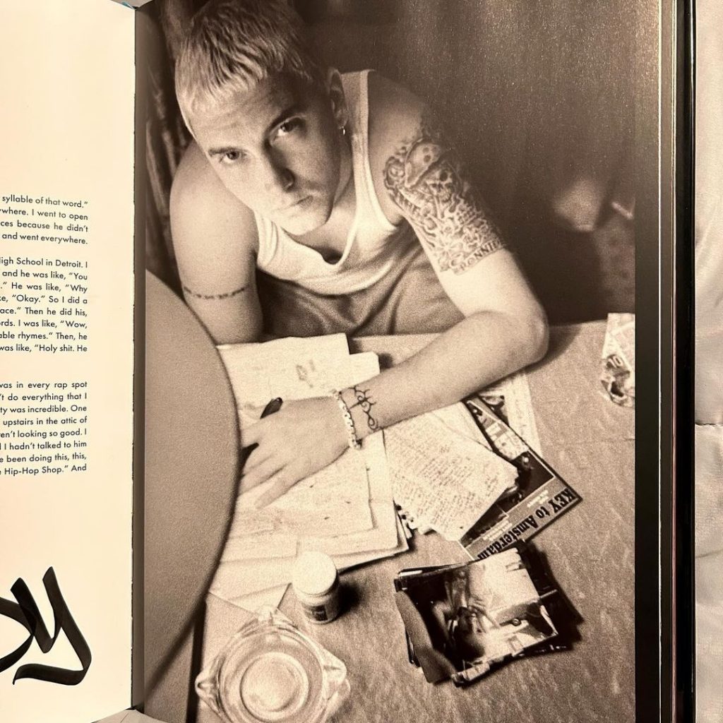 Eminem在LL Cool J新书故事和彩图：我11 12岁开始写词