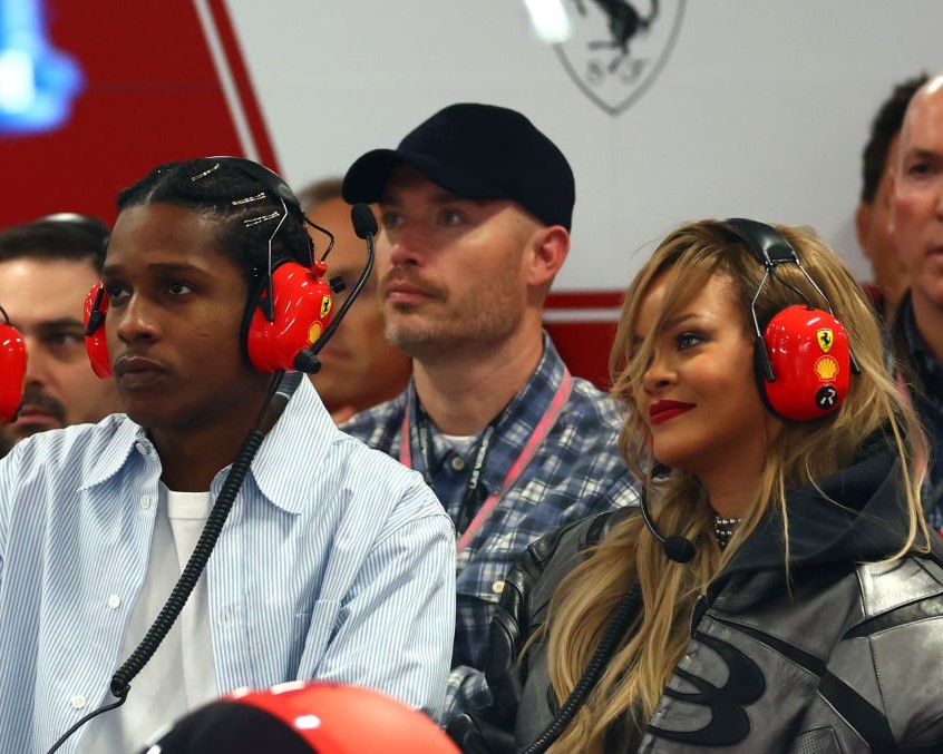 Rihanna和ASAP Rocky来到F1拉斯维加斯大奖赛