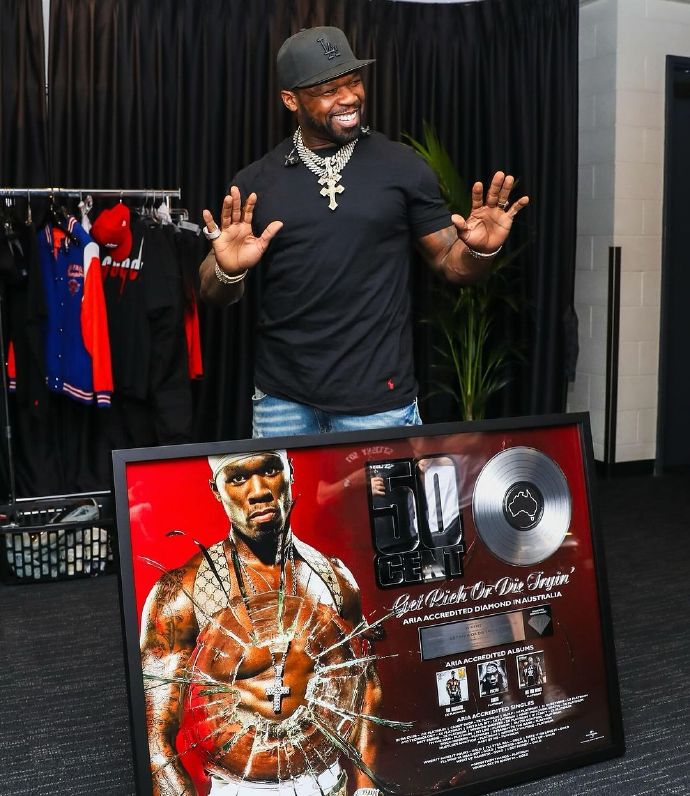 50 Cent澳大利亚满载而归，收获20多个奖牌
