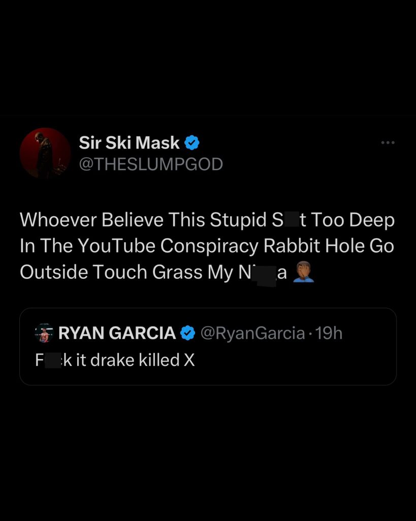 Ski Mask The Slump God：别信那些什么Drake杀害XXXTentacion的阴谋论