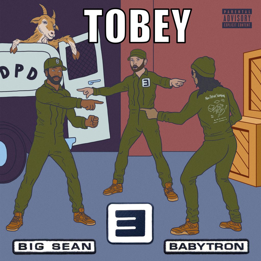Eminem新单曲Tobey来了，密歇根老乡BabyTron & Big Sean客串