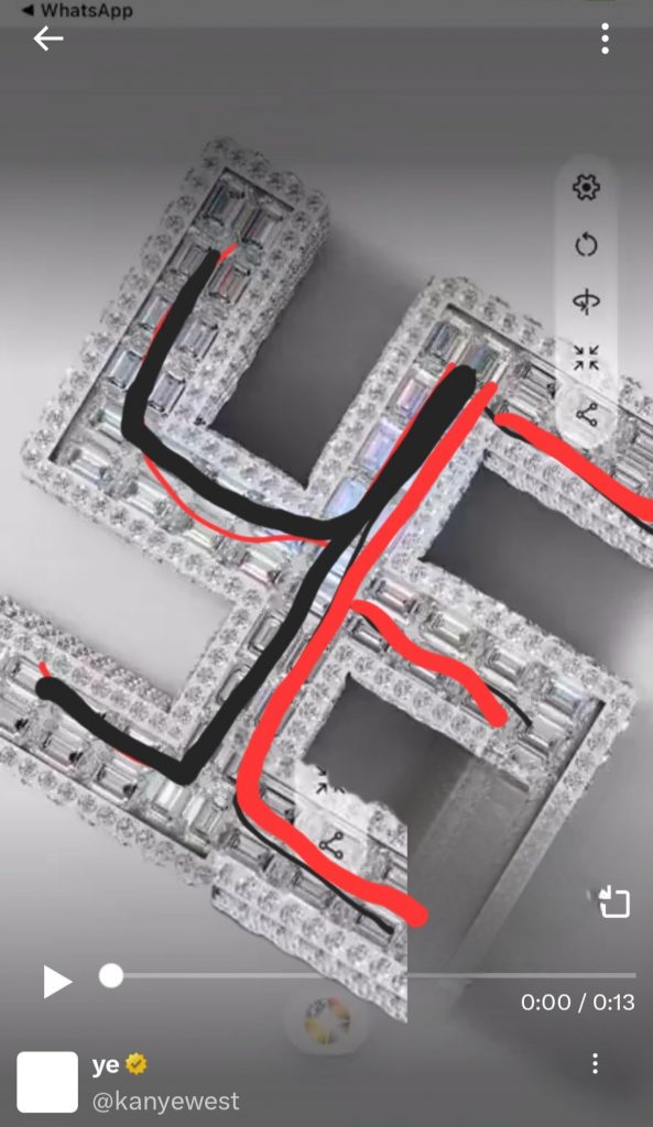 Kanye又疯狂了, 打算和犹太人干到底的节奏