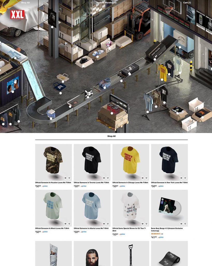 Drake推出“风骚”周边产品