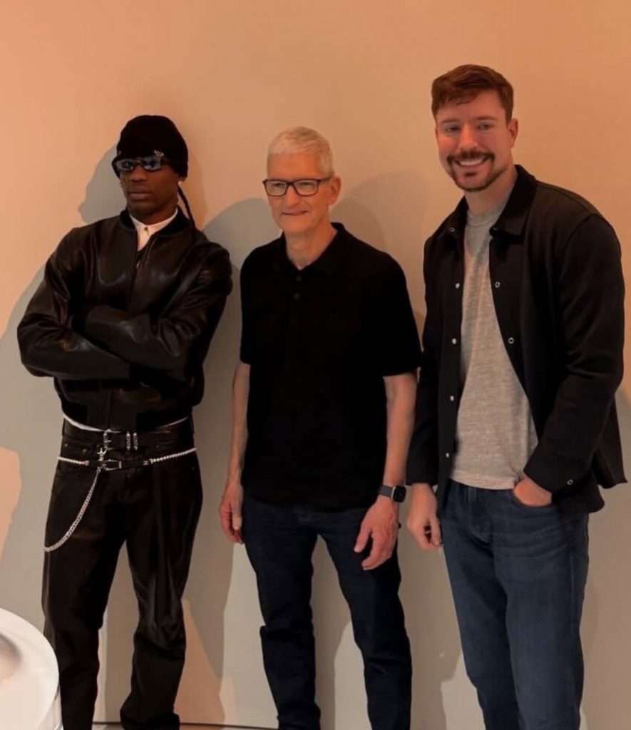 三巨头!!!Travis Scott 在2025年苹果发布会上搞了个超级大联动！