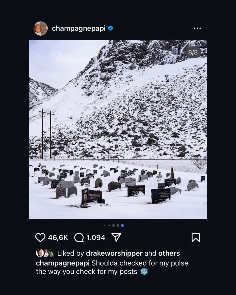 Drake 在 Instagram 上放出了ICEMAN的预告 Drake 在 Instagram 上放出了ICEMAN的预告