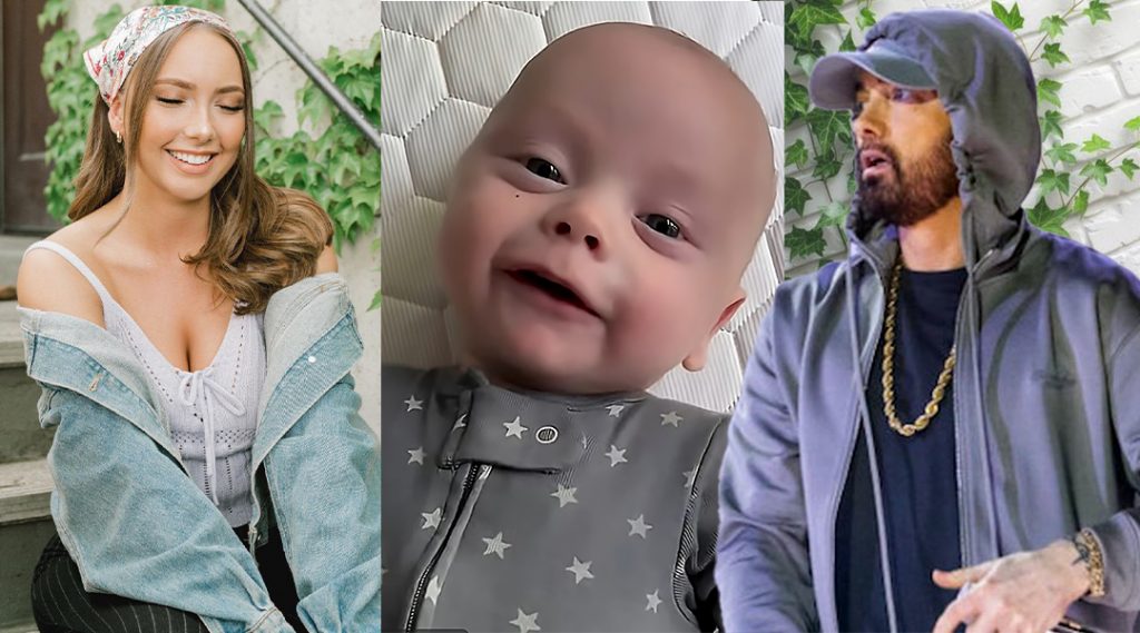 天意啊,阿姆女儿Hailie说,给自己儿子取名EM是碰巧的 天意啊,阿姆女儿Hailie说,给自己儿子取名EM是碰巧的