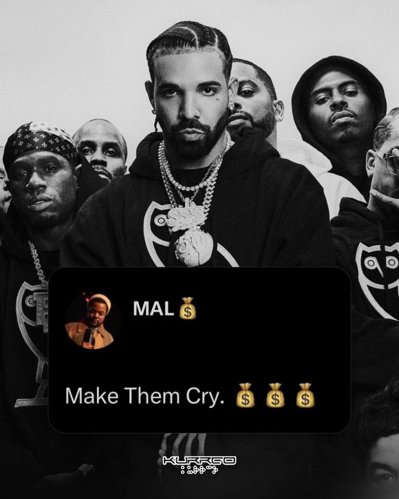 Drake ICEMAN新单曲名字MAKE THEM CRY？（让他们哭）