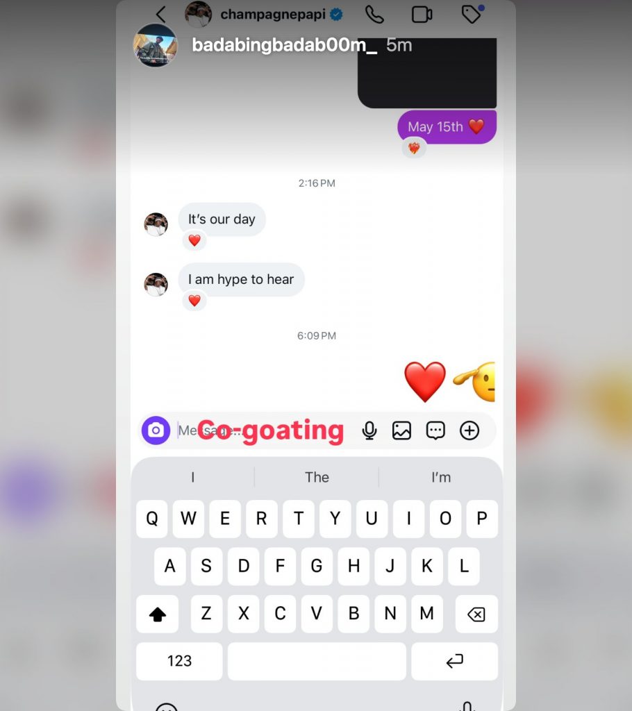 Drake顶级情商，和LUCKI同一天发专，Drake私信LUCKI