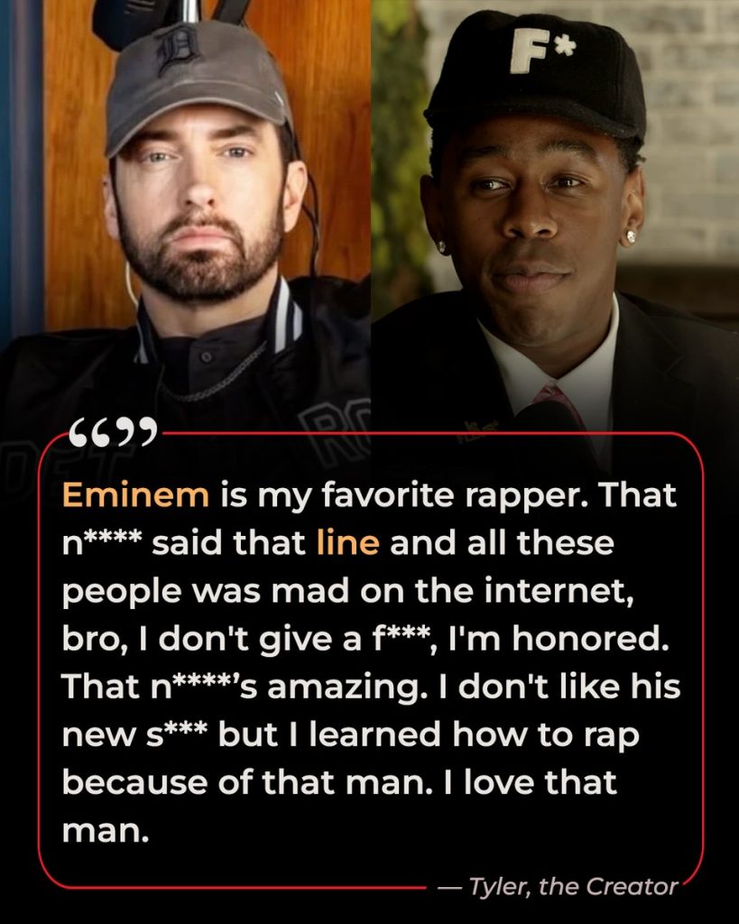 Tyler The Creator：虽然阿姆diss我，但他还是我最喜欢的说唱歌手