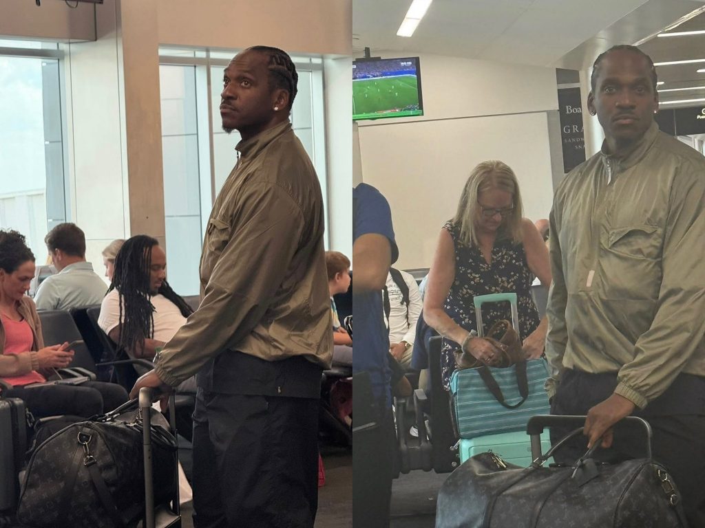 Pusha T 也被拍到坐经济舱