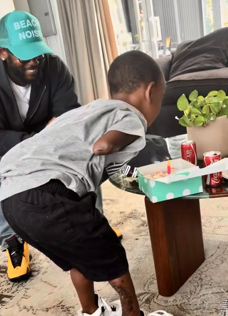 Kendrick Lamar出资让双臂断了男孩全家洛杉矶派对 Kendrick Lamar出资让双臂断了男孩全家洛杉矶派对